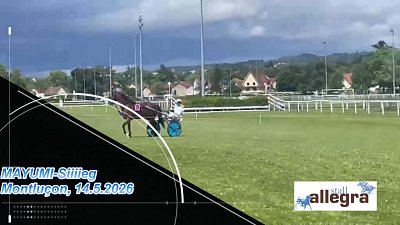 MAYUMI &uuml;berlegen zum 2. Sieg - Montlu&ccedil;on (14.5.26)