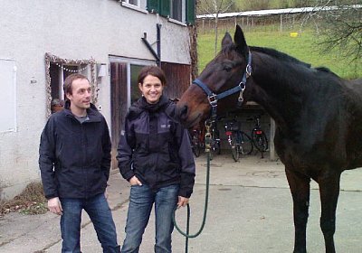 Auf dem Weg zur Weide